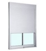 PORTA COM PERSIANA - Portas de PVC